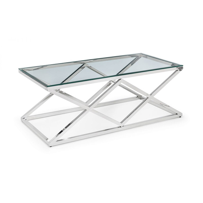 Biarritz Glass Top Coffee Table - Click Image to Close